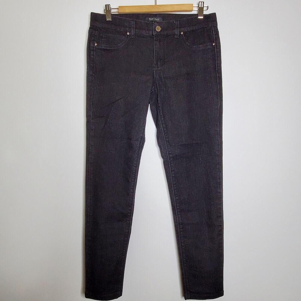 White House Black Market Black Skinny jeans Medium Good Condition